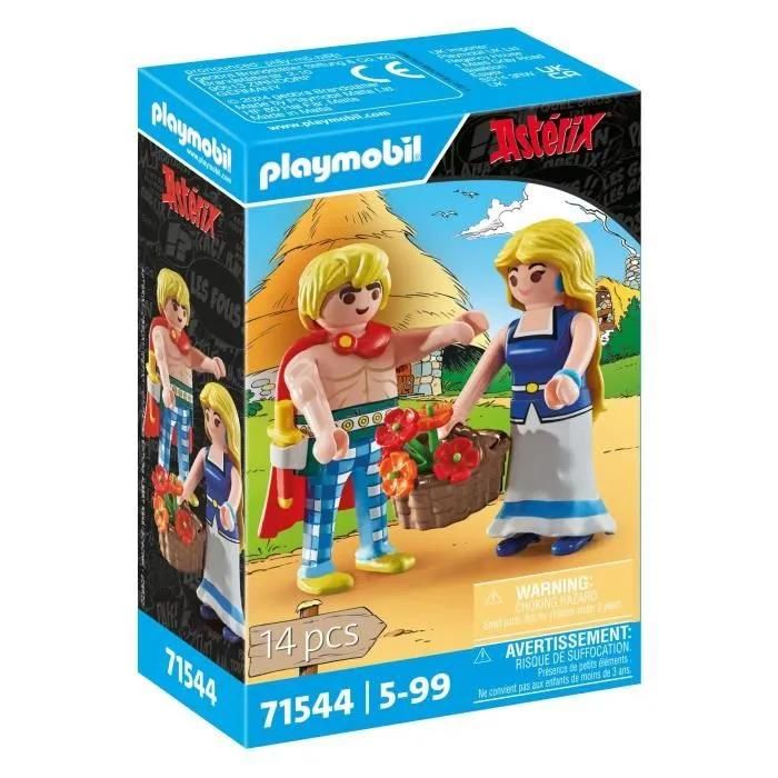 Playmobil Astérix 71544 - Tragicomix Et Falbala