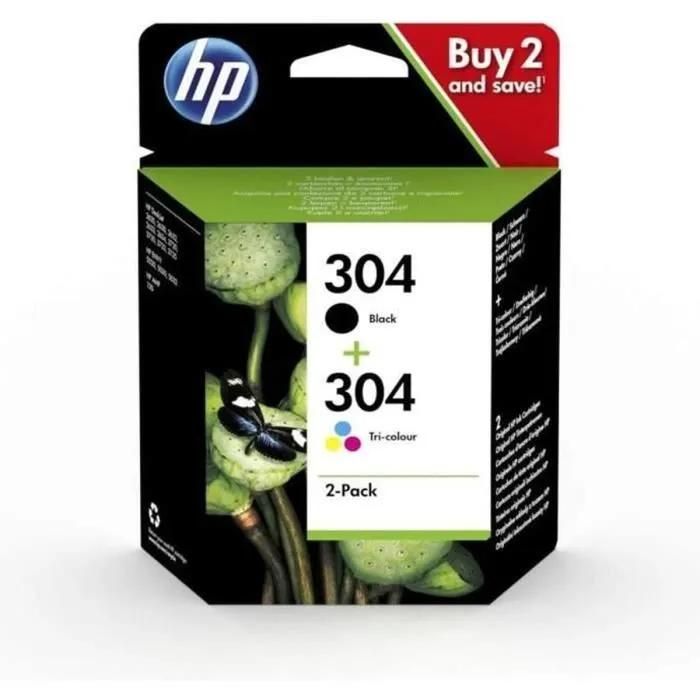 HP 304 Pack de 2 3JB05AE 3 Couleurs - vue 6