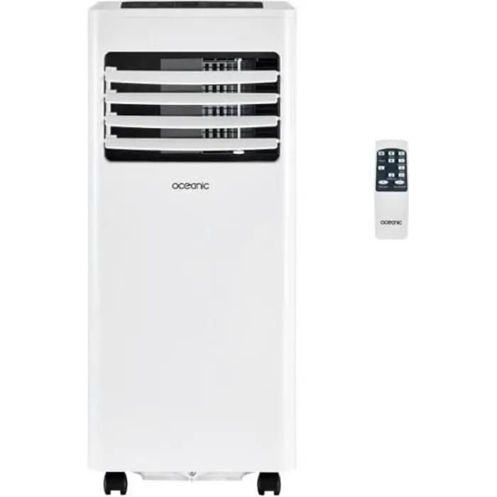 Climatiseur mobile OCEANIC 7000 BTU Déshumidificateur Programmable Classe énergétique A Monobloc Kit de fenêtre - vue 2