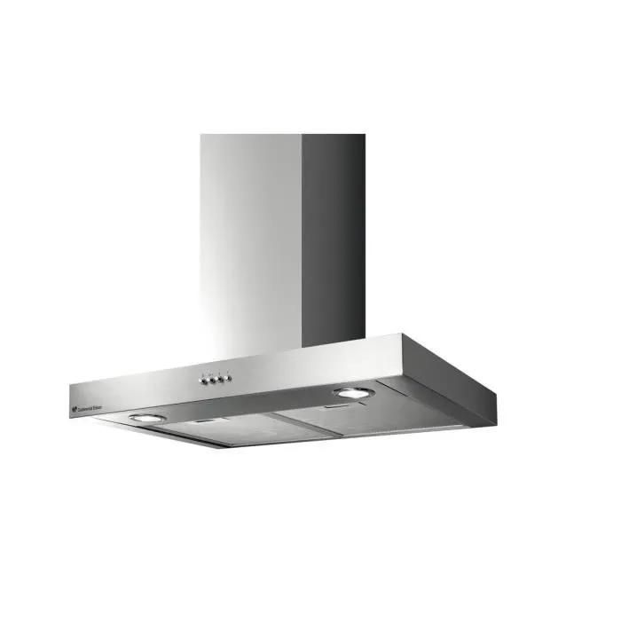 Hotte décorative inox CONTINENTAL EDISON CEHD6058S 60 cm - vue 2