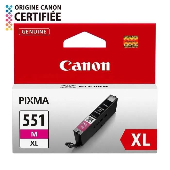 Cartouche d'encre Magenta Canon 551M XL