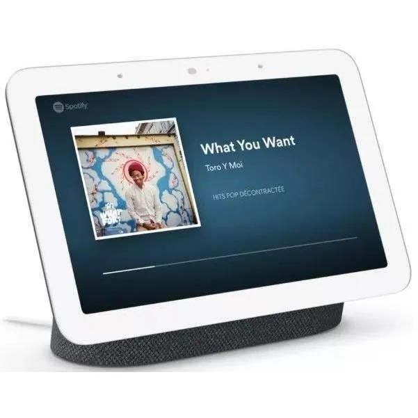 Assistant vocal GOOGLE Nest Hub 2 avec écran connecté Bluetooth et Wi Fi