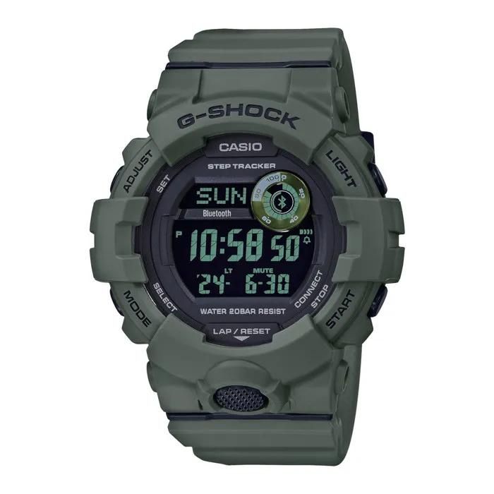 Casio G-Shock G-Squad Gbd-800uc-3er - Couleur Utilitaire - Montre De Sport Avec Bracelet - Résine - Couleur Utilitaire - Monochrome - Bluetooth - 59 G