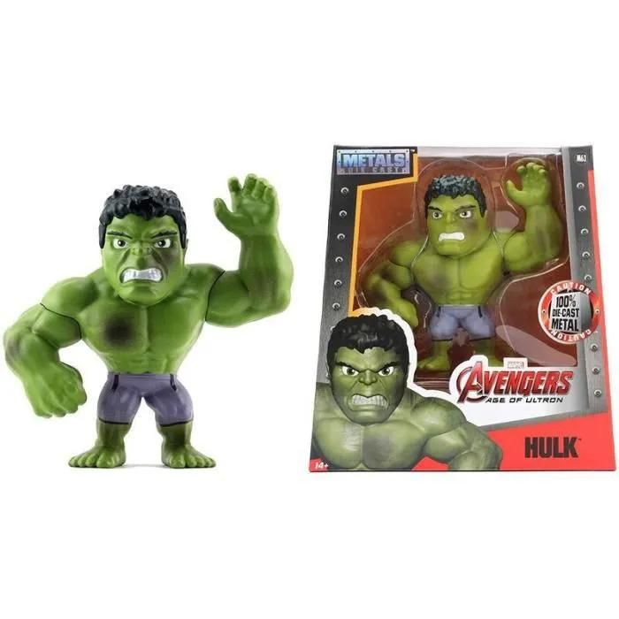 Figurine Hulk en métal 15cm Marvel Collectionnez d'autres héros Pour enfants à partir de