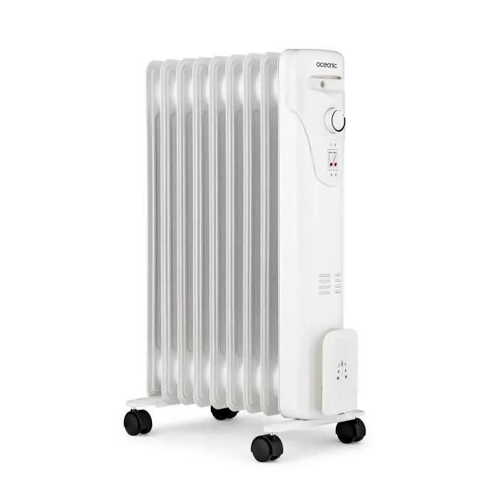 Radiateur bain d'huile électrique 2000 Watts OCEANIC 3 puissances 9 éléments Mobile - vue 2