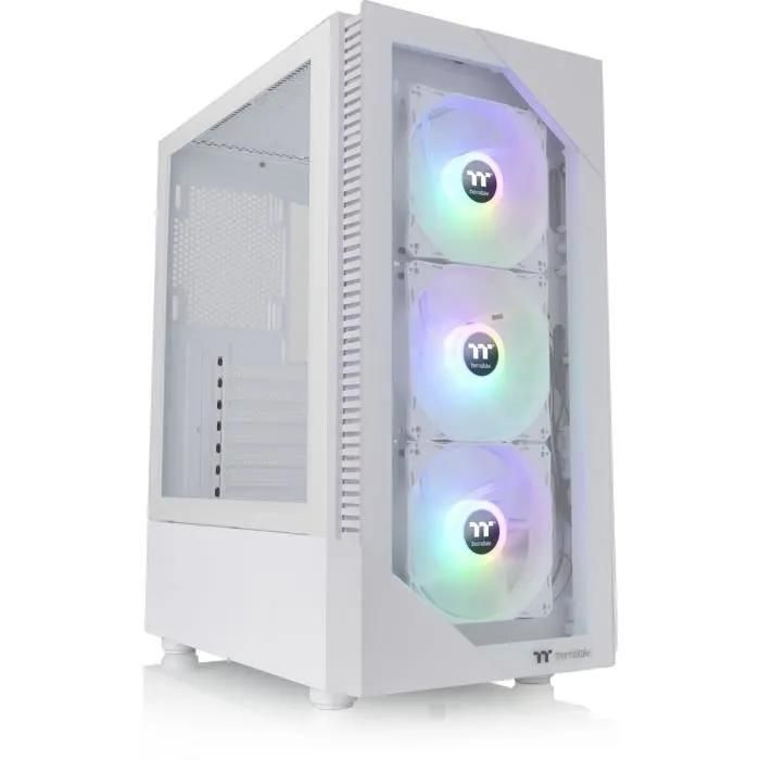 Boîtier PC THERMALTAKE View 200 TG ARGB Snow Moyen tour Format ATX - vue 8