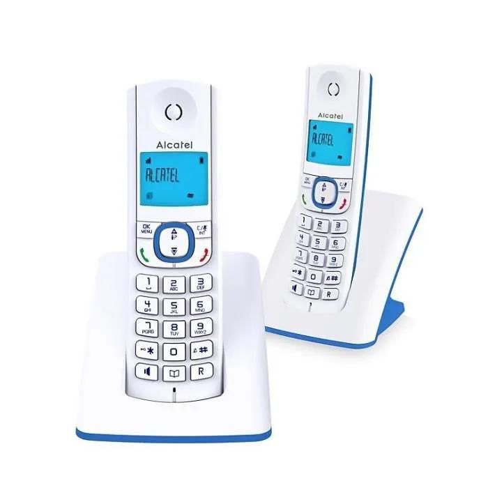 Téléphone sans fil ALCATEL F530 Duo 2 combinés blocage d'appels mains libres 2 mémoires directes - vue 3