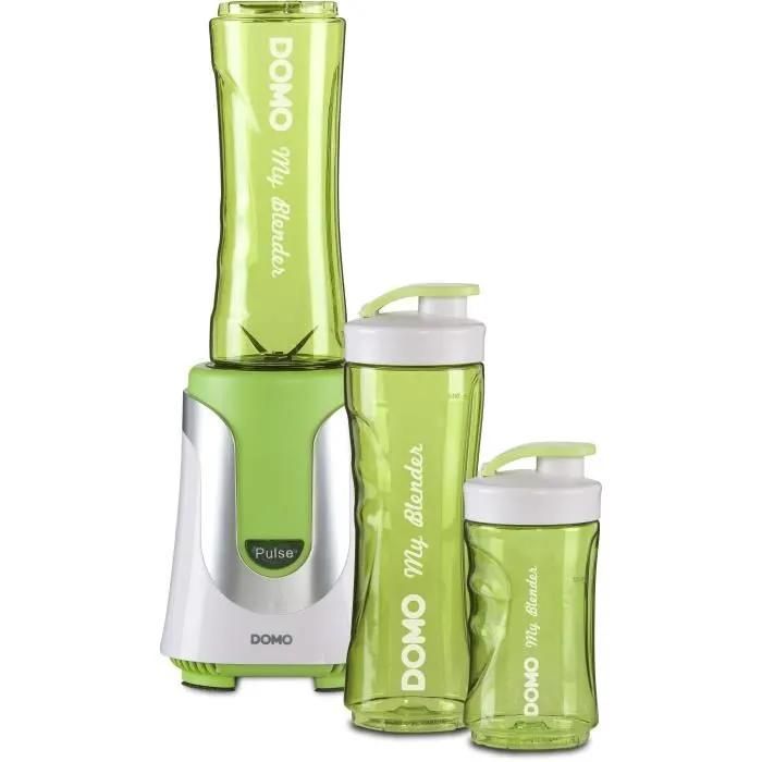 Blender individuel DOMO DO436BL 2 bols 600 ml et 300 ml inclus - vue 5