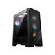 Boitier PC Moyen Tour ATX MSI Mag Forge 120A Airflow RGB avec panneau vitré - Noir