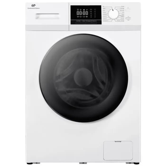Lave linge hublot CONTINENTAL EDISON CELL10140W2 10 kg Largeur 60 cm Classe A 1400 trsmin moteur induction - vue 2
