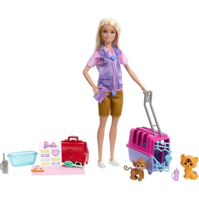 Poupée Barbie Sauveuse D'animaux Mattel - vue 3