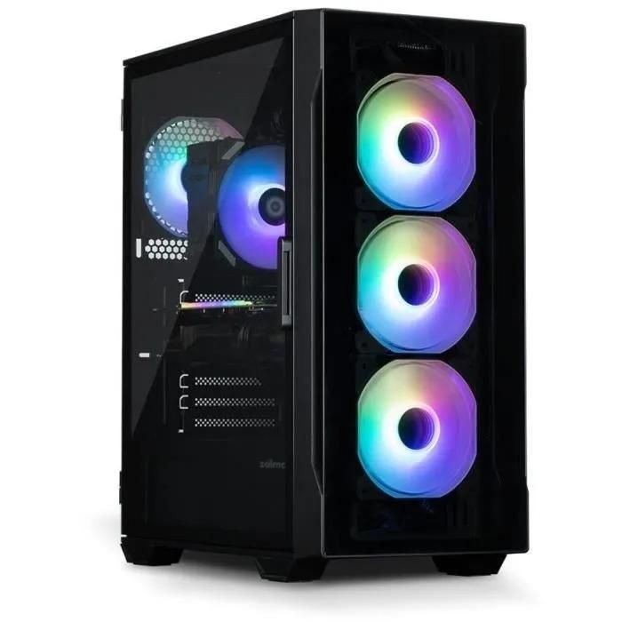 Boitier PC sans alimentation ZALMAN i3 NEO TG Moyen tour Format ATX 4x120mm LED A RGB Neuf - vue 7