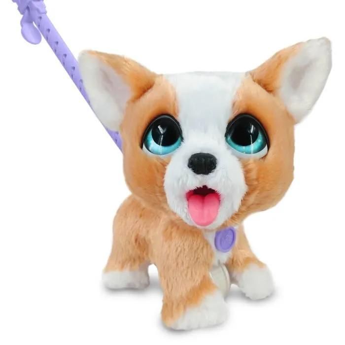Jouet interactif FURREAL FRIENDS Mon Copain qui Fait Popo 23 cm Animal interactif avec laisse friandises et pelle