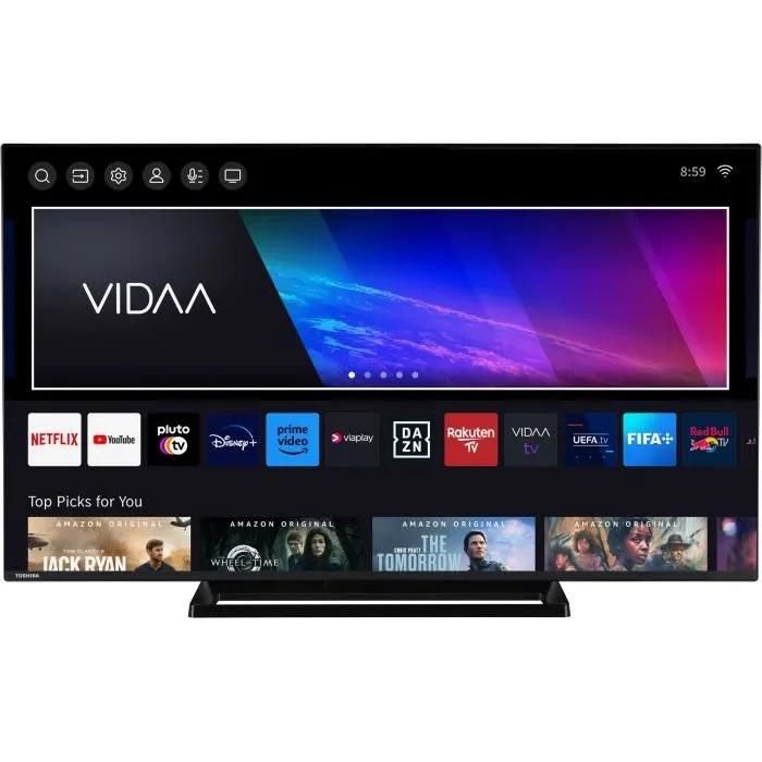 TOSHIBA 50QV3363DG TV QLED 50'' 126 cm 4K UHD 3840x2160 HDR Smart TV 3xHDMI WiFi - vue 5