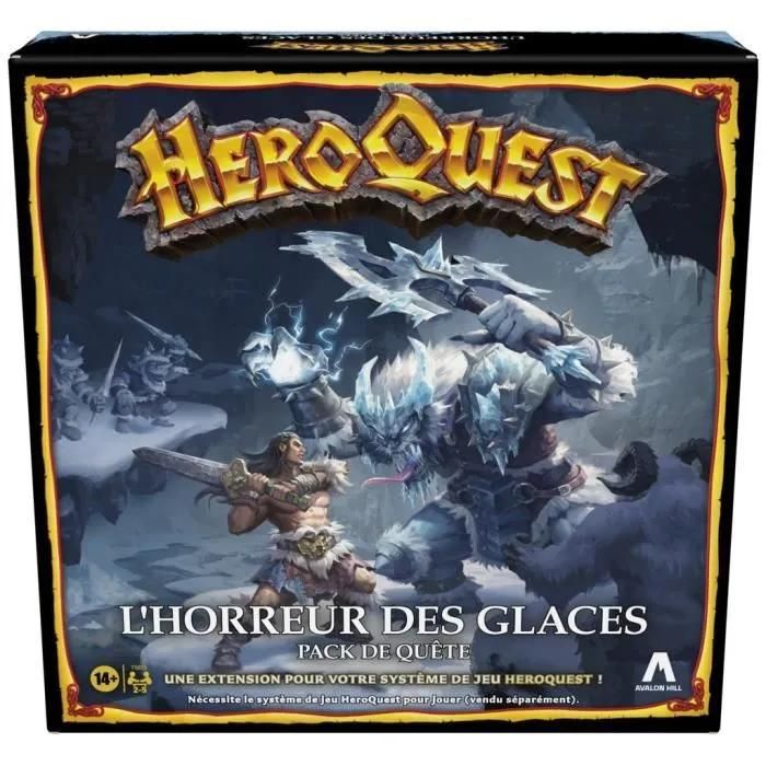 HeroQuest extension 'horreur des glaces à partir de système de jeu HeroQuest requis Avalon Hill - vue 2