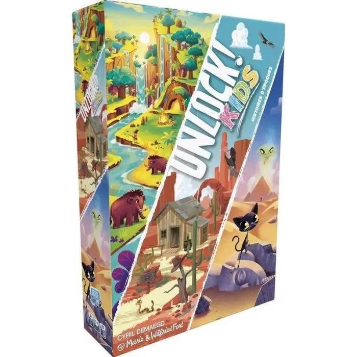 Unlock! Kids : Histoires d'époques Asmodee - vue 8