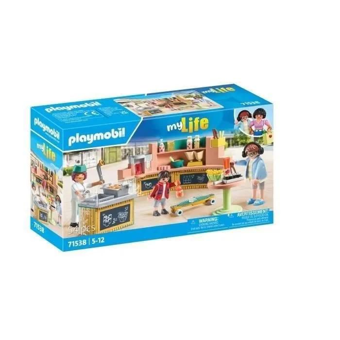 Playmobil My Life 71538 - Stand De Restauration Rapide