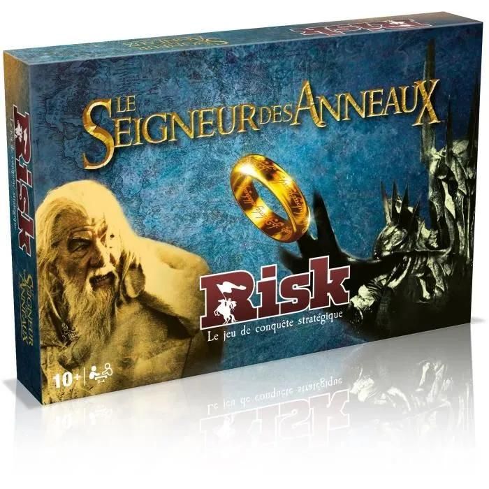 Risk Le Seigneur des Anneaux Conquête des territoires en du Milieu Jeu de société WINNING MOVES - vue 2