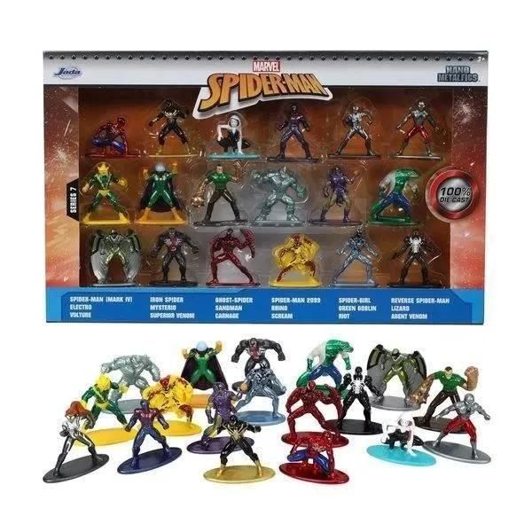 Coffret Spiderman SIMBA.DICKIE.GROUP 18 figurines 4cm en métal Enfant - vue 2