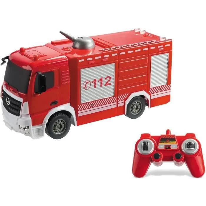 Véhicule radiocommandé Mercedes Antos Camion pompiers 1:26ème avec effets lumineux - vue 2
