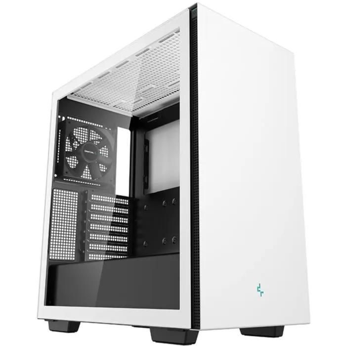 Boîtier PC Moyen Tour sans alim DEEPCOOL CH510 E ATXATXMicro ATX 1x120mm USB 3.0HD Audio Verre trempé - vue 7
