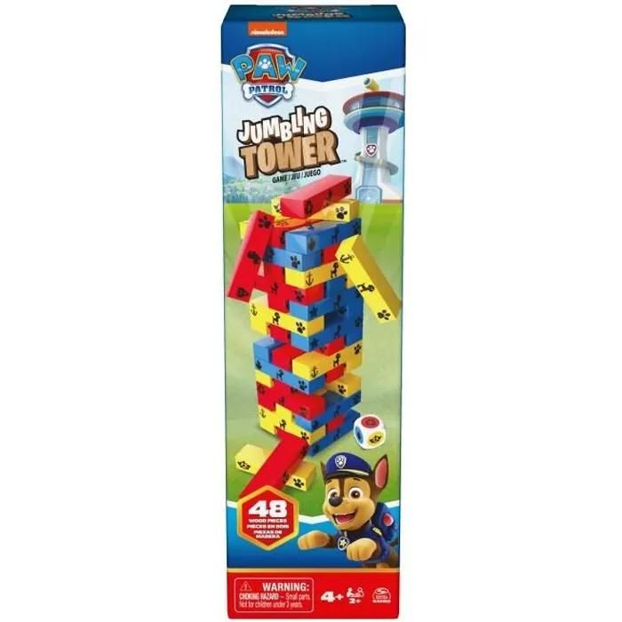 Jeu De Stratégie Tour Jenga Pat' Patrouille Spin Master La Boite - vue 8