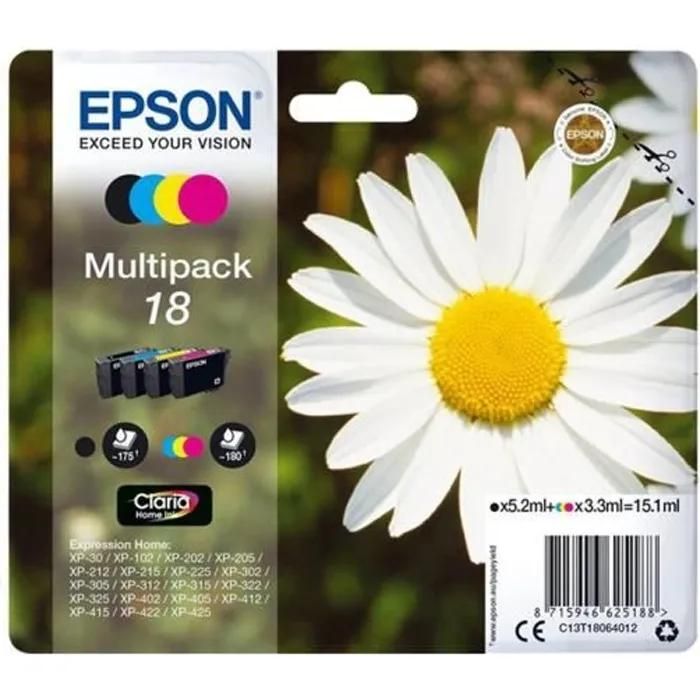 Cartouche d'encre Epson 18 Multipack Pâquerette - vue 6