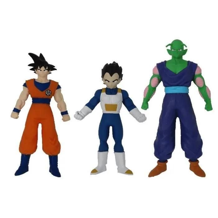 Figurine extensible DRAGON BALL Pack de 3 MONSTER FLEX