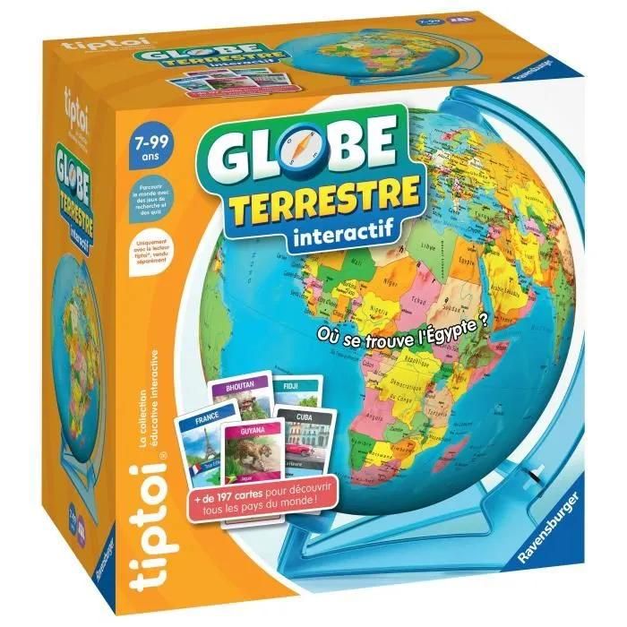 Tiptoi : Globe terrestre interactif Ravensburger Jeux France - vue 3