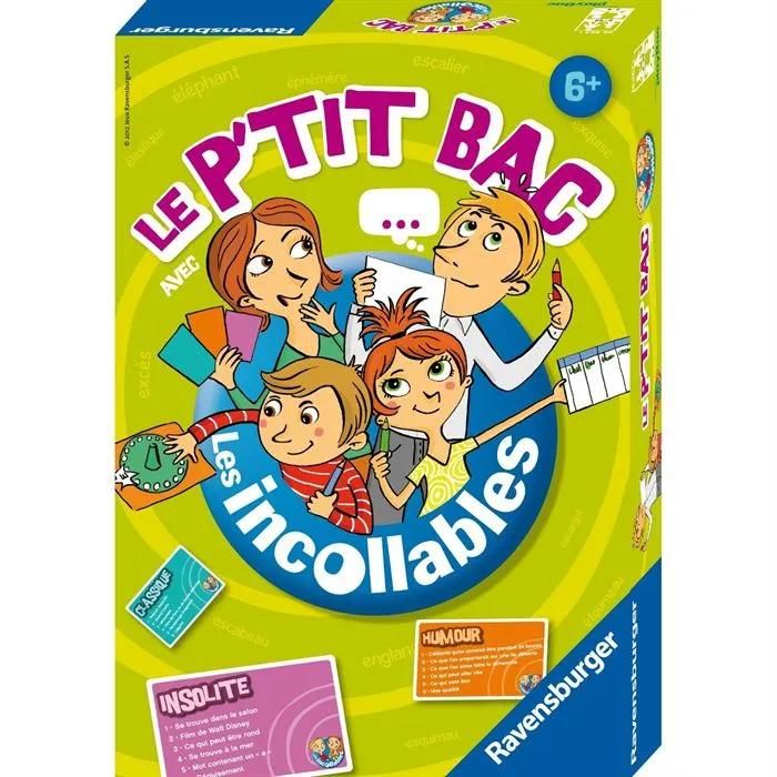 Le P'tit bac des Incollables : Nouvelle version Ravensburger Jeux France - vue 5
