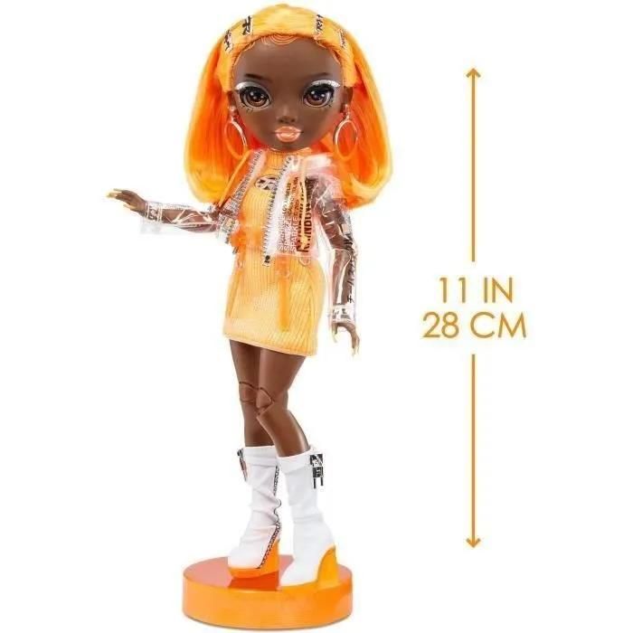 Rainbow High Rainbow High S23 Poupée Mannequin - Michelle St. Charles (Orange)