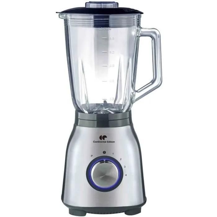 Blender CONTINENTAL EDISON CEBL1000IN Inox Bol en verre - vue 5