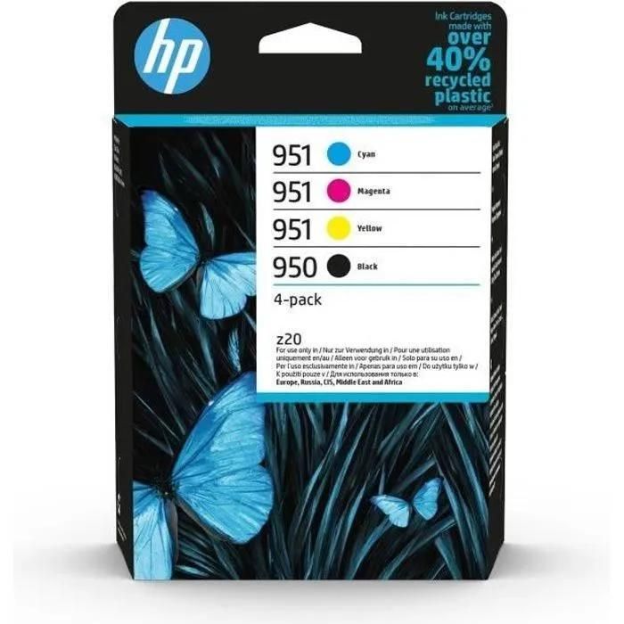 Pack De 4 Cartouches D'encre Hp 950 hp 951 + Cyan + + Jaune Authentiques Hp - vue 5