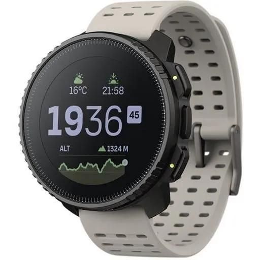 Suunto Vertical - Polyamide Renforcé De Fibres De Verre - Montre De Sport Avec Bracelet - Silicone - Taille Du Poignet : 125-175 Mm - Affichage 1.4 - Bluetooth - 86 G - Noir Sable
