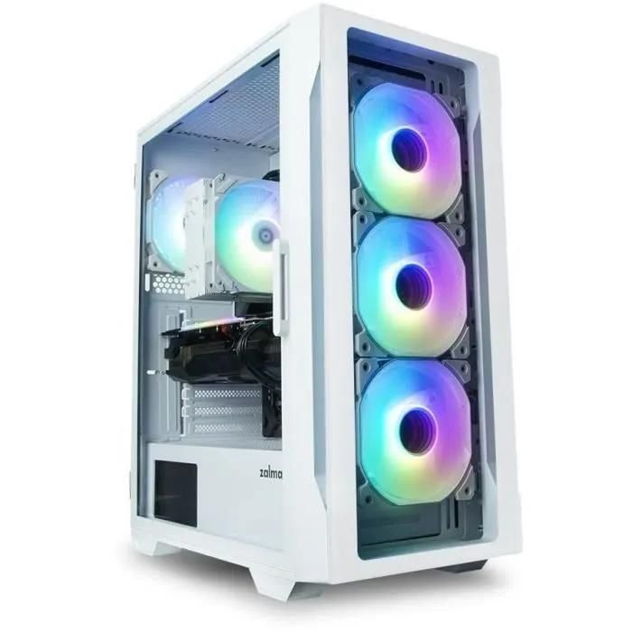 Boitier PC sans alimentation ZALMAN i3 NEO TG Moyen tour Format ATX 4x120mm LED A RGB Neuf - vue 8