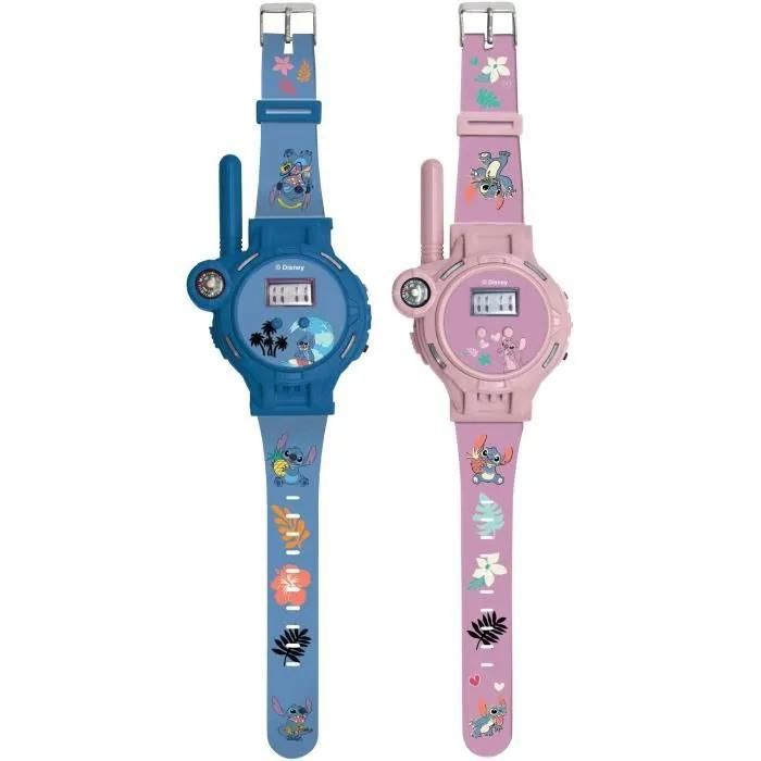 Montre digitale Stitch avec fonction talkie walkie portée jusqu'à 200