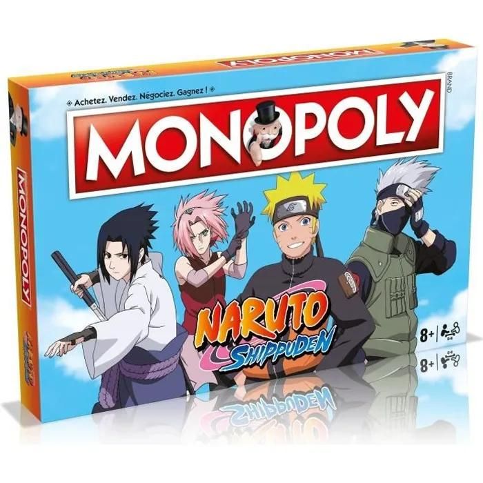 Monopoly Naruto Shippuden Hasbro La Boite