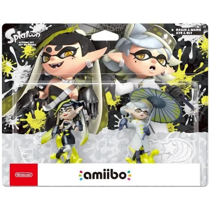 Figurine Amiibo Set D'alterna Nintendo Amiibo Ayo Et Oly Collection Splatoon