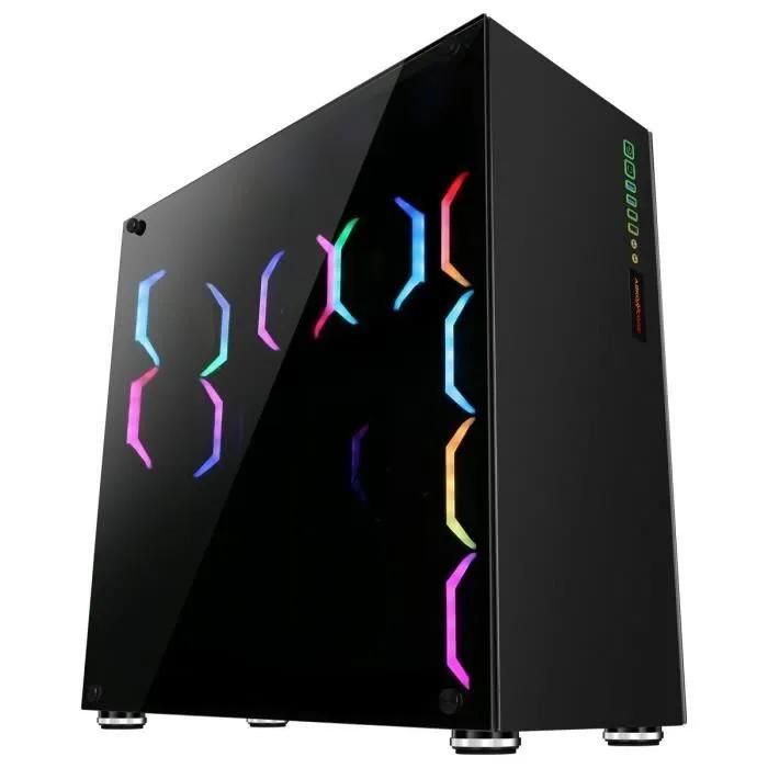 ABKONCORE BOITIER PC R780 Sync rétro éclairage RGB Verre trempé Format E ATX ABKO RMS 780 SYNC - vue 5