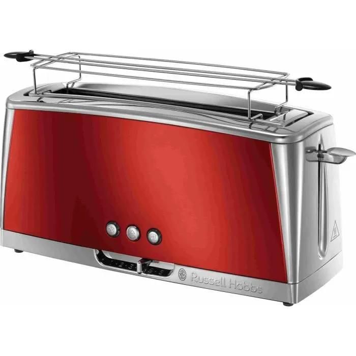Grille Pain RUSSELL HOBBS Luna Solaire Fente longue Fonctions réchauffage et décongélation - vue 2