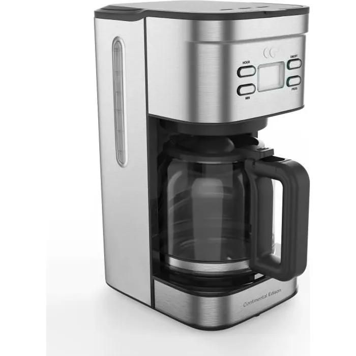 Cafetière filtre programmable CONTINENTAL EDISON Inox - vue 2
