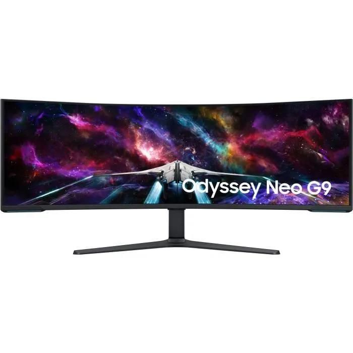 Samsung Odyssey Neo G9 S57CG952NU - G95NC Series - moniteur QLED - jeux - incurvé - 57 - 7680 x 2160 Dual UHD @ 240 Hz - VA - 1000 cd/m² - 1000000:1 - DisplayHDR 1000 - 1 ms - 3xHDMI...