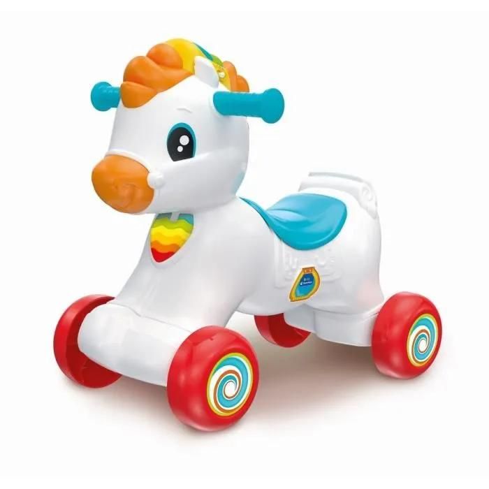 Clementoni Cheval à bascule et à roues Crinère avec boutons d'intercations Dès - vue 2