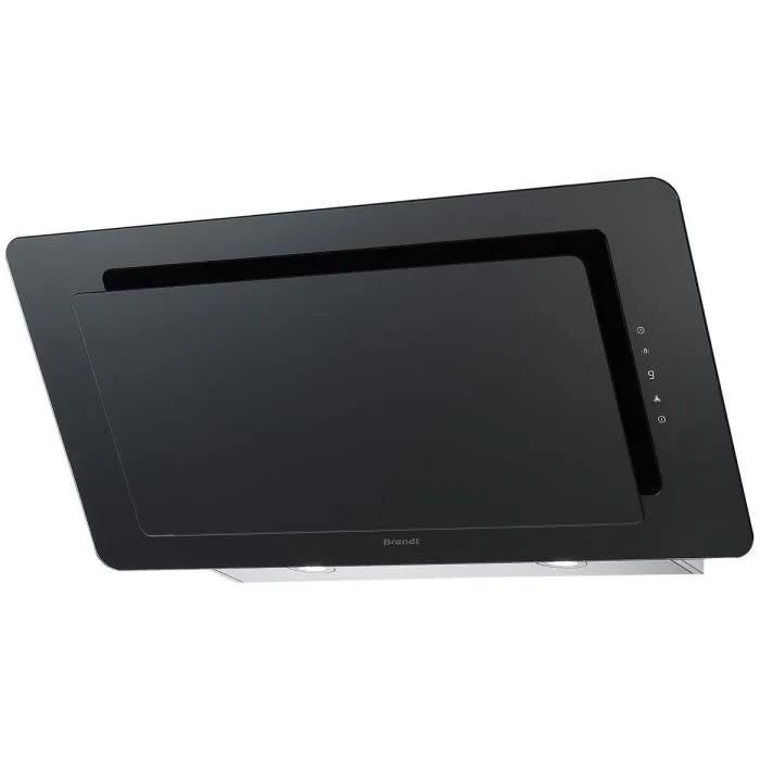 Brandt Hotte Inclinée InoxVerre BHV1974IB - vue 3