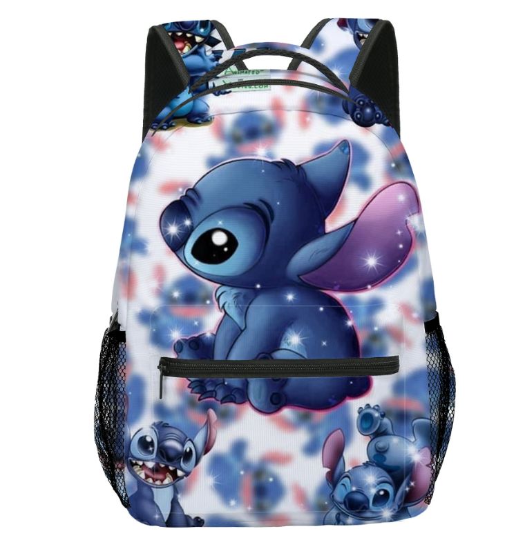 Cartoon Sac à Dos étanche pour Enfants Sti-tch Cartable Garçon Filles Grand Sport Voyage Sac d'ordinateur portable