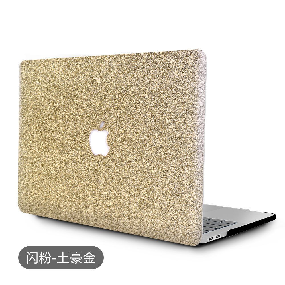 Convient pour ordinateur portable air13 housse de protection ordinateur Apple 14 pouces Apple notebook coque de protection étui-étui cuir brillant-tyran or-creux 2020Pro13 (a2251/a2289/A2338)
