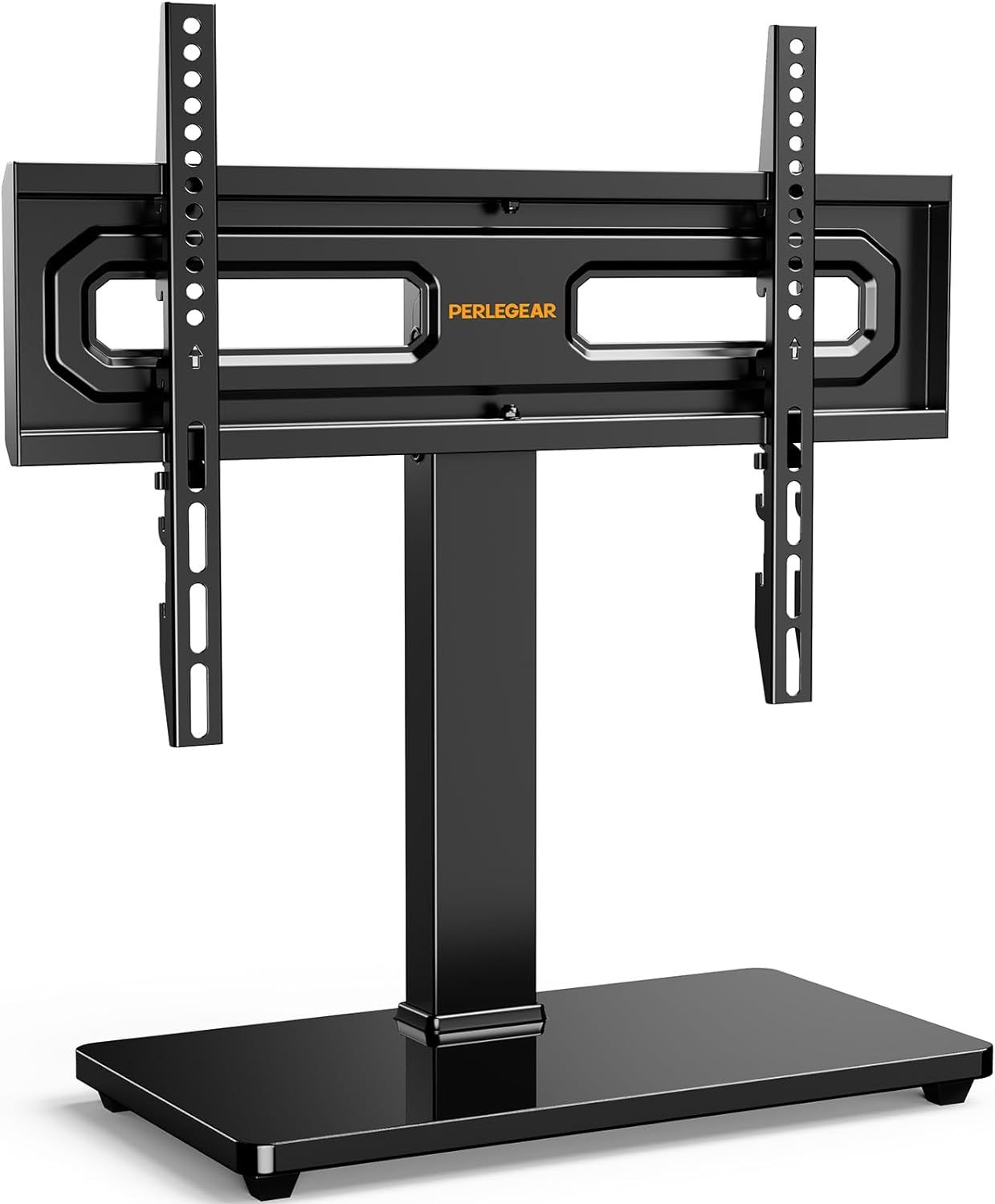 Support Tv Sur Pied Universel Pivotant Pour Tv De 32 À 65 Pouces Plats Ou Incurvés, Réglable En Hauteur Et Base Stable, Support Universel Inclinable Max.Vesa 400X400 Mm