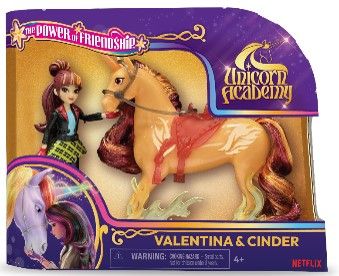 L'ecole Des Licornes Coffret Licorne Et Poupee Cinder Et Valentina Unicorn Academy