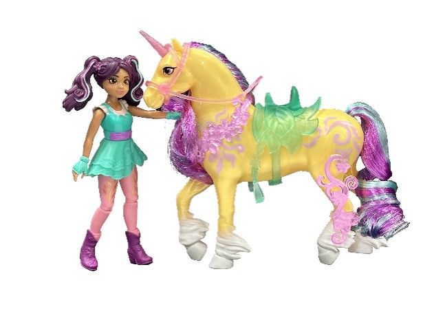 L'ecole Des Licornes Coffret Licorne Et Poupee Leaf Et Ava Unicorn Academy
