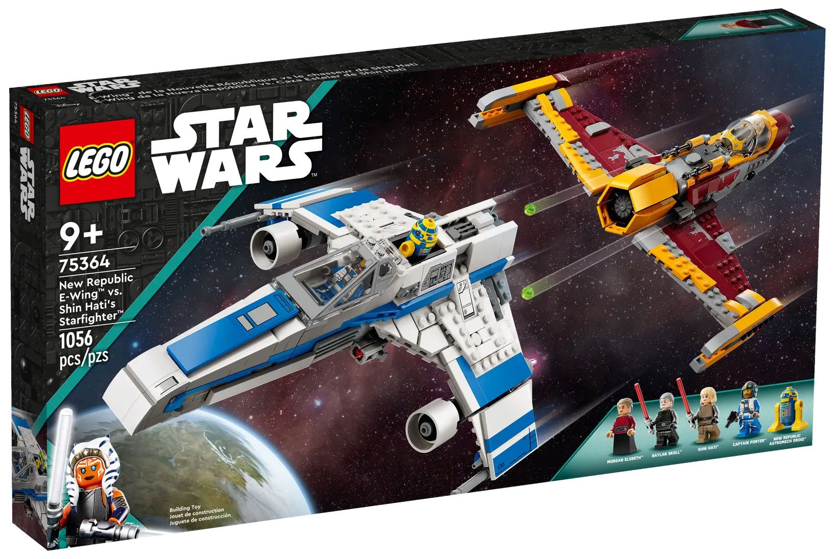 Lego Star Wars - L'e-Wing De La Nouvelle République Contre Le Chasseur De Shin Hati - 75364